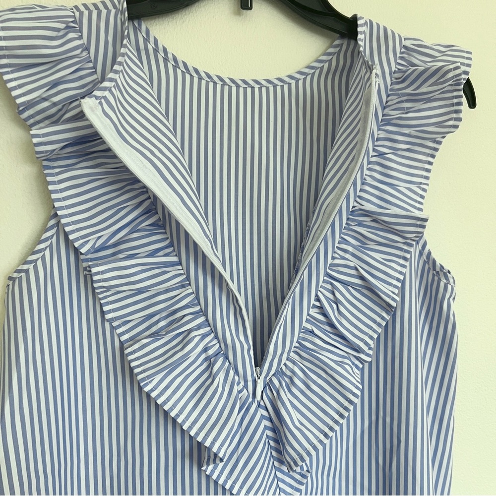 Striped Ruffle Dress - Picture 6 of 11